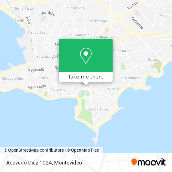 Acevedo Díaz 1024 map