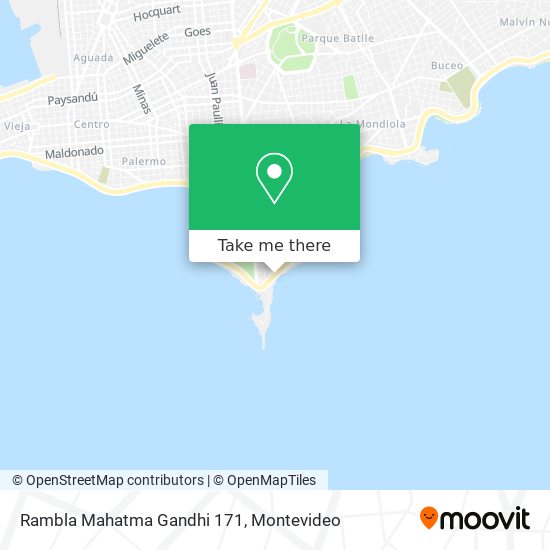Rambla Mahatma Gandhi 171 map