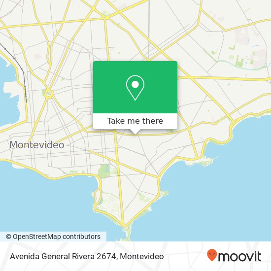 Avenida General Rivera 2674 map