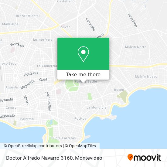 Doctor Alfredo Navarro 3160 map