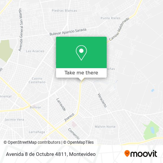 Avenida 8 de Octubre 4811 map