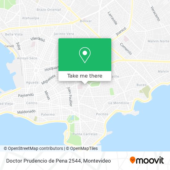 Doctor Prudencio de Pena 2544 map