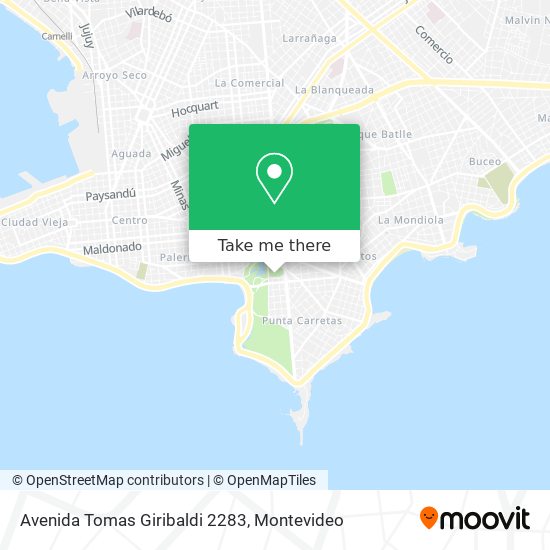 Avenida Tomas Giribaldi 2283 map