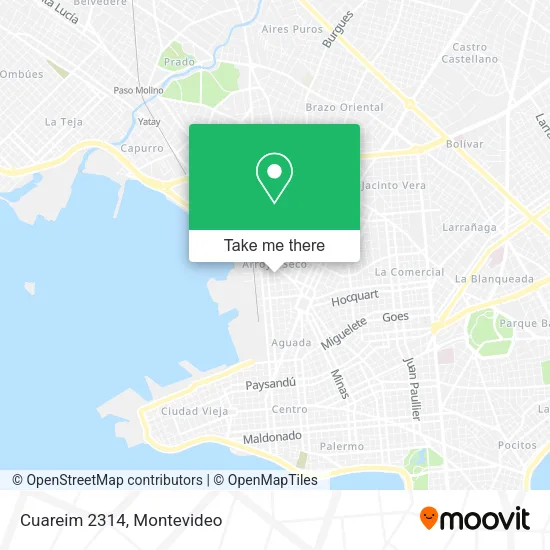 Mapa de Cuareim 2314