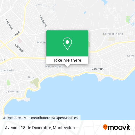 Avenida 18 de Diciembre map