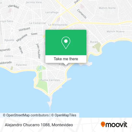 Alejandro Chucarro 1088 map