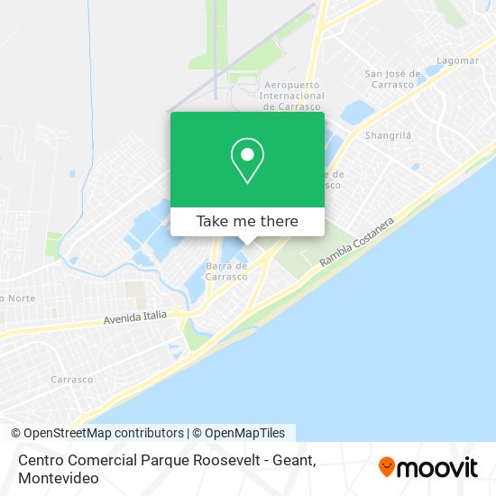 Centro Comercial Parque Roosevelt - Geant map