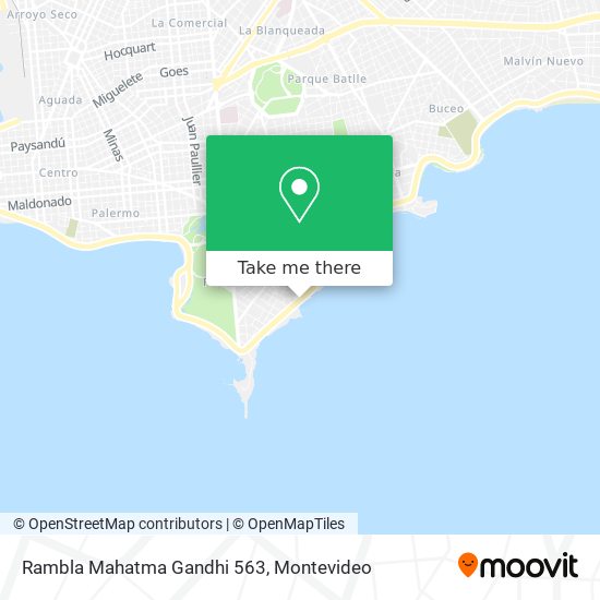 Rambla Mahatma Gandhi 563 map