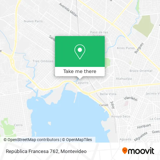 República Francesa 762 map
