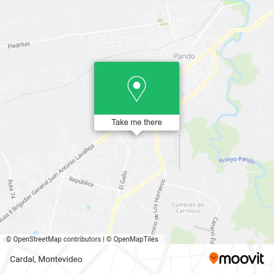 Cardal map