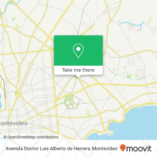 Avenida Doctor Luis Alberto de Herrera map