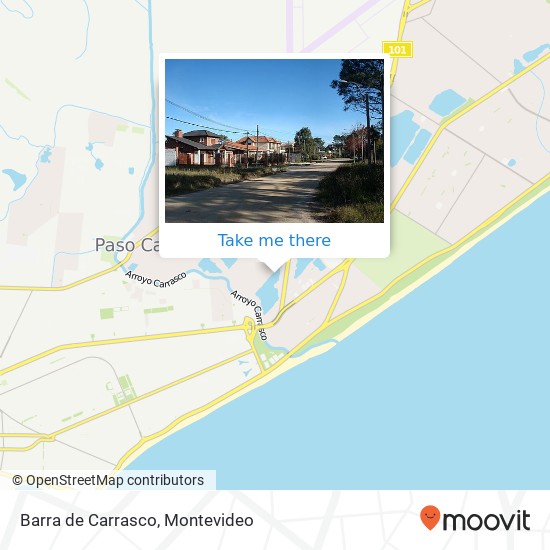 Barra de Carrasco map