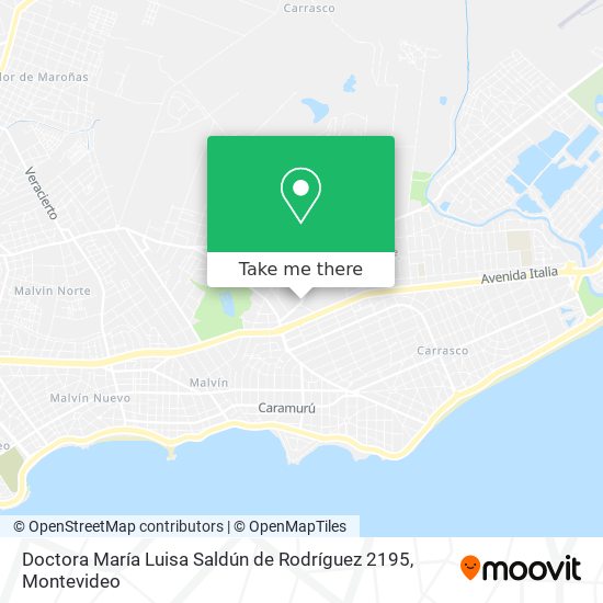 Doctora María Luisa Saldún de Rodríguez 2195 map