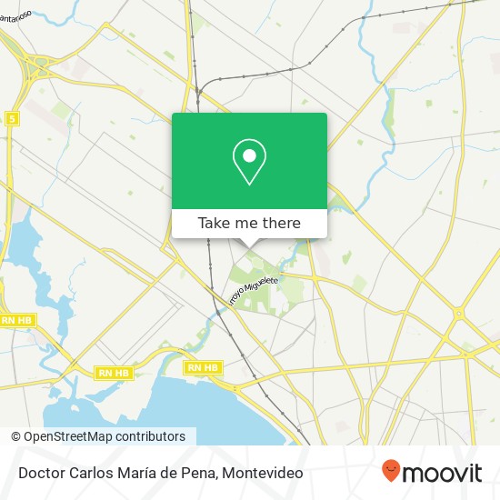 Mapa de Doctor Carlos María de Pena