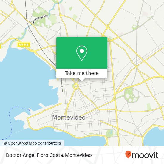 Doctor Angel Floro Costa map