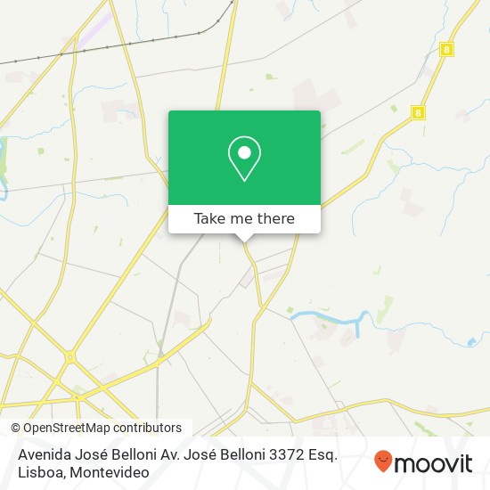 Avenida José Belloni Av. José Belloni 3372 Esq. Lisboa map