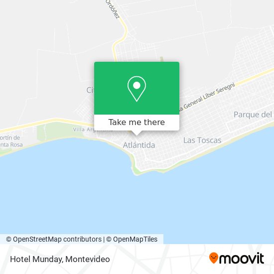 Hotel Munday map