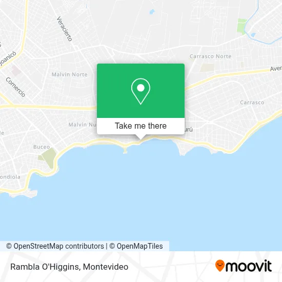 Rambla O'Higgins map