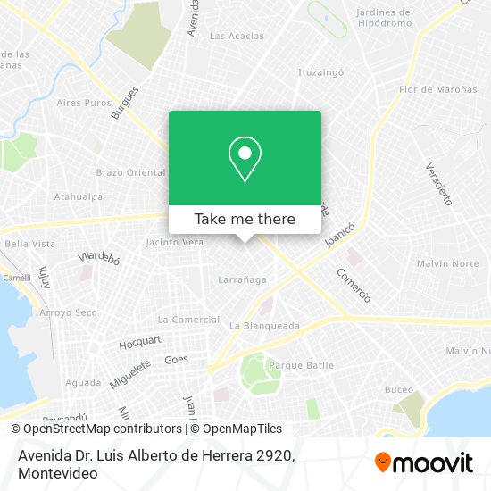 Avenida Dr. Luis Alberto de Herrera 2920 map