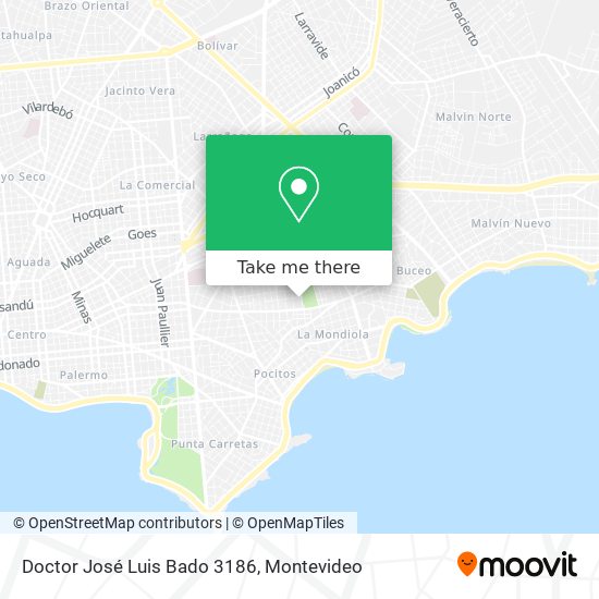 Doctor José Luis Bado 3186 map