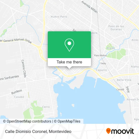 Mapa de Calle Dionisio Coronel