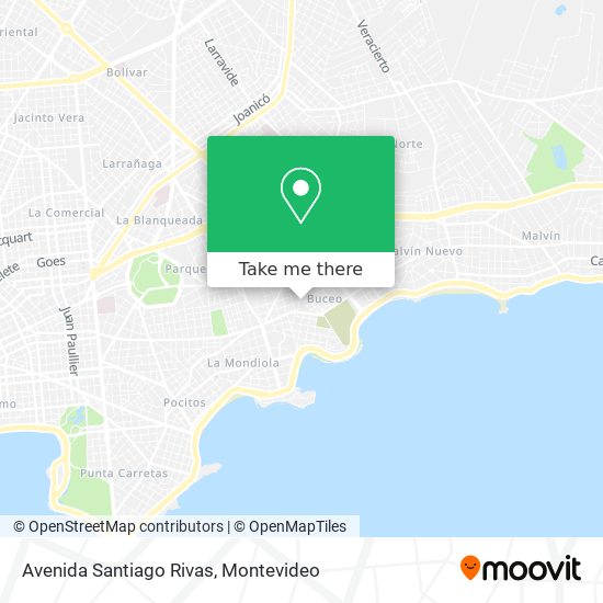 Avenida Santiago Rivas map