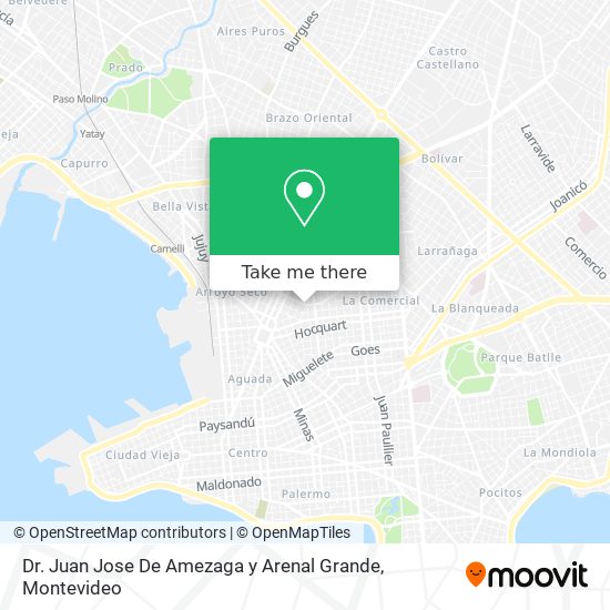 Dr. Juan Jose De Amezaga y Arenal Grande map