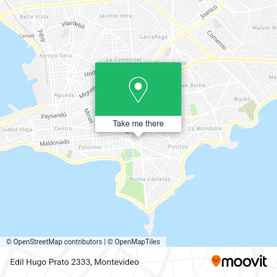 Mapa de Edil Hugo Prato 2333