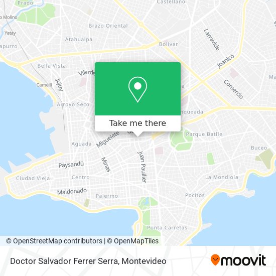 Doctor Salvador Ferrer Serra map
