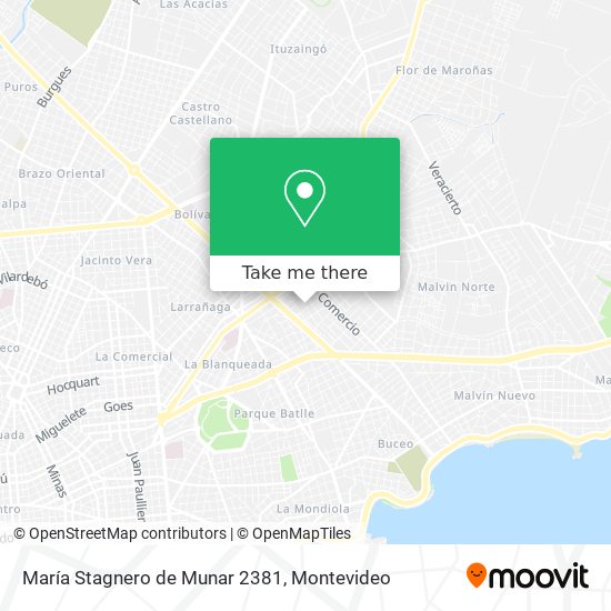 María Stagnero de Munar 2381 map
