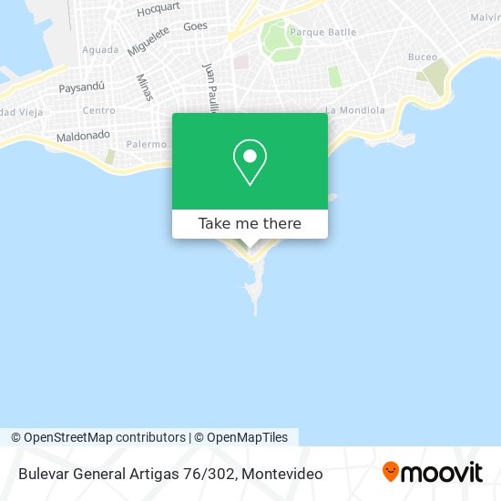 Bulevar General Artigas 76/302 map