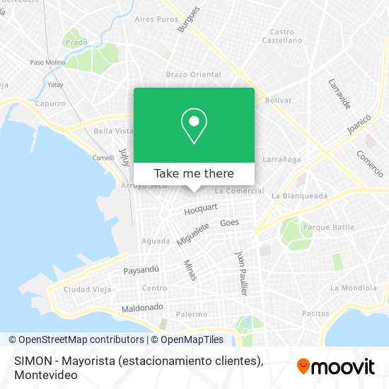 SIMON - Mayorista (estacionamiento clientes) map