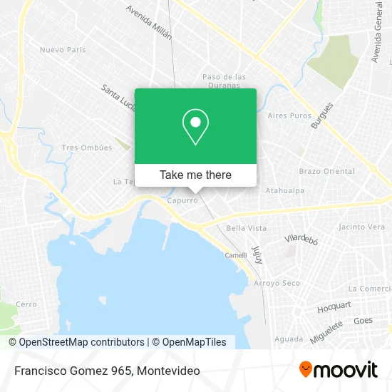 Mapa de Francisco Gomez 965