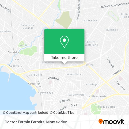 Doctor Fermin Ferreira map