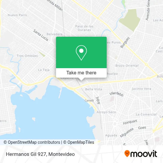 Hermanos Gil 927 map