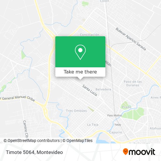 Timote 5064 map