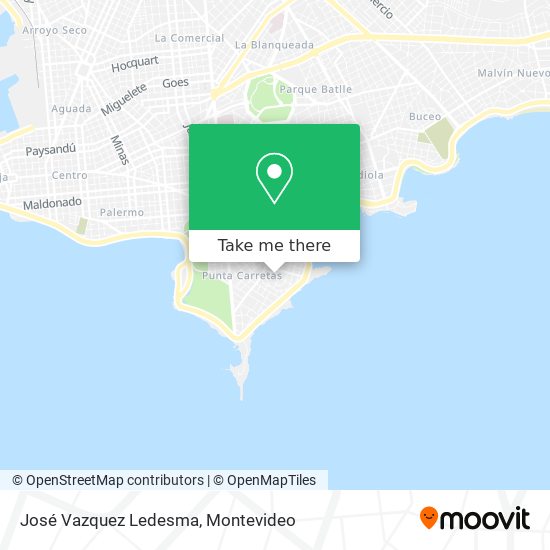 How to get to José Vazquez Ledesma in Punta Carretas by Ómnibus?