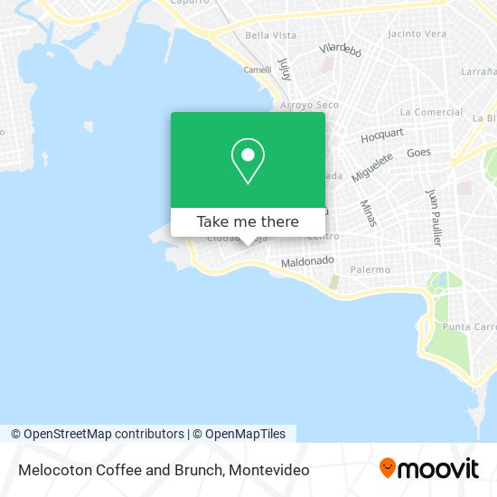 Melocoton Coffee and Brunch map