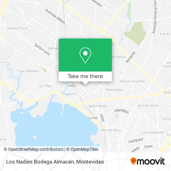 Mapa de Los Nadies Bodega Almacén
