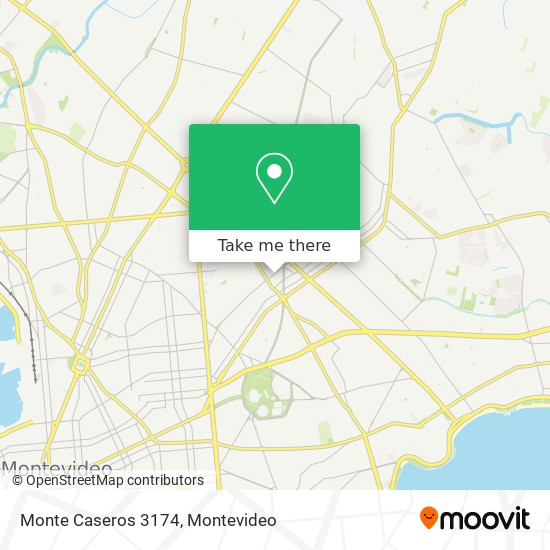 Monte Caseros 3174 map