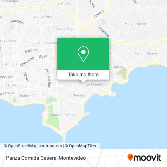 Panza Comida Casera map