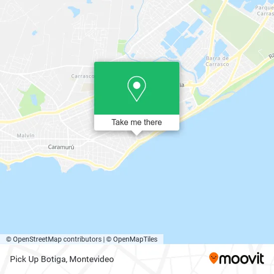 Mapa de Pick Up Botiga