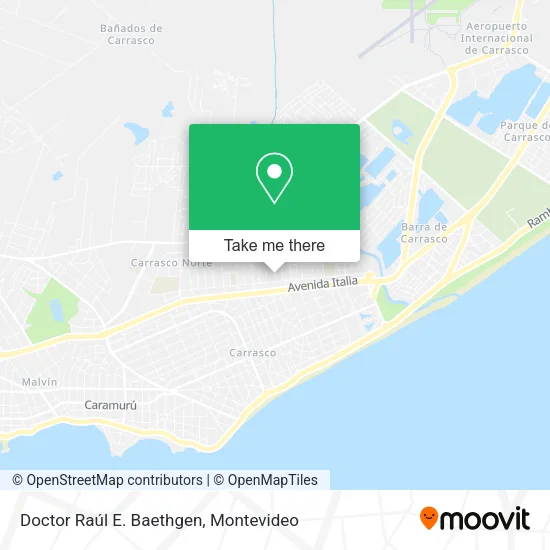 Mapa de Doctor Raúl E. Baethgen