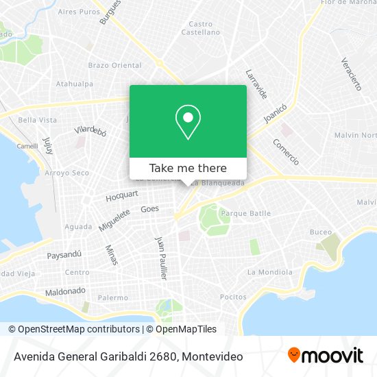 Avenida General Garibaldi 2680 map