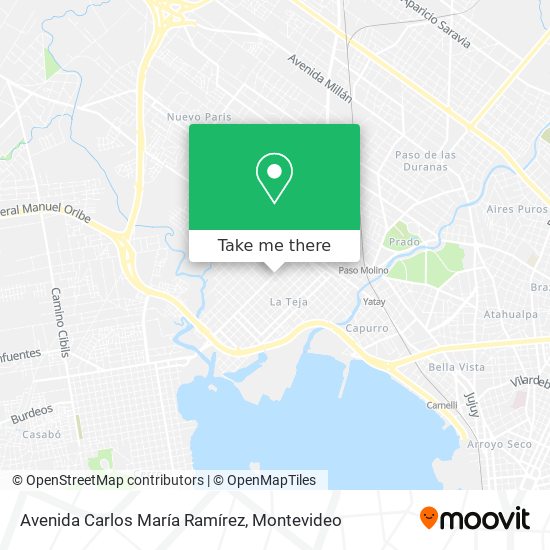 Avenida Carlos María Ramírez map