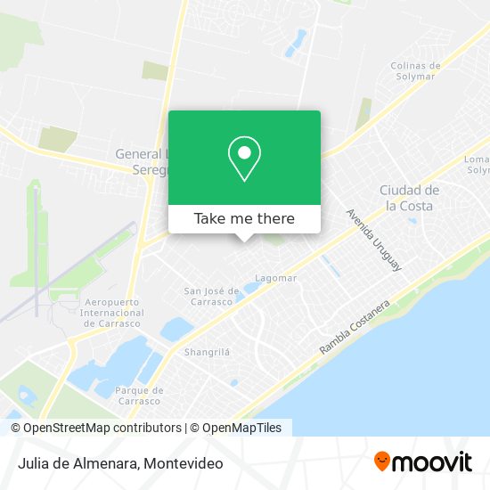 Mapa de Julia de Almenara