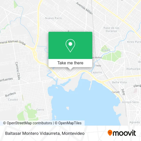 Mapa de Baltasar Montero Vidaurreta