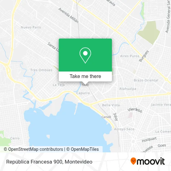 República Francesa 900 map