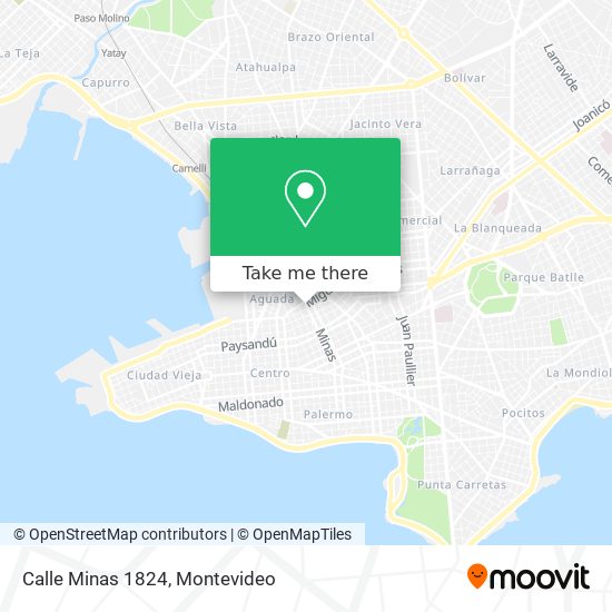 Calle Minas 1824 map