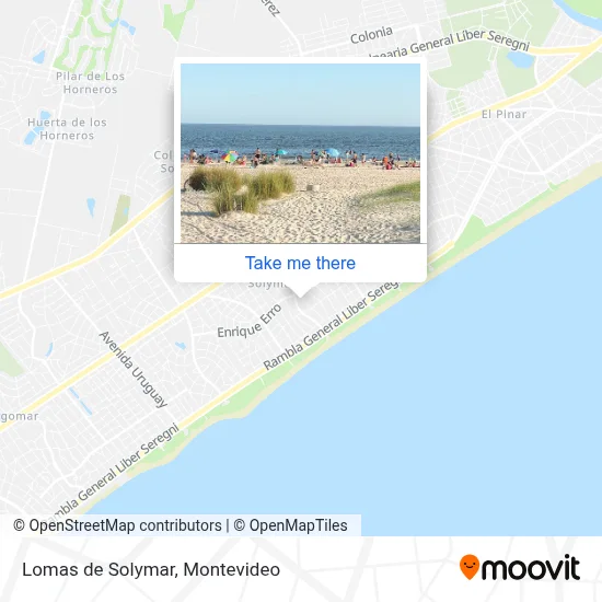 Lomas de Solymar map